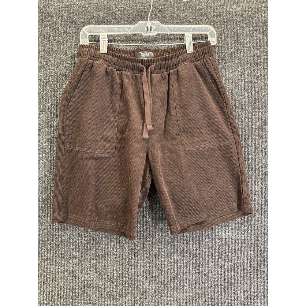 Men’s Super Massive Brown Corduroy Shorts Size Small EUC